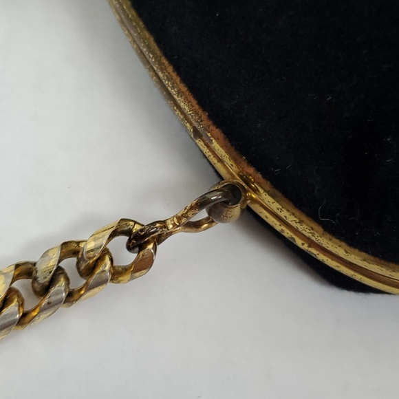 Vintage Coblentz bag velvet metal detail purse - Picture 10 of 10